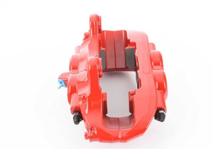 Alojamiento de la pinza de freno M Performance delantero derecho rojo OEM 34106875654 para BMW F20, F21, F22, F30, F32... y más. Original BMW.