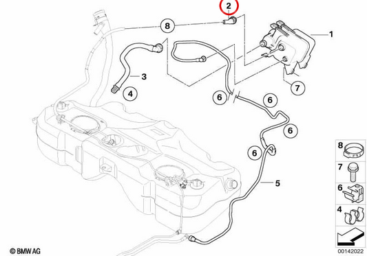 Câble adaptateur OEM 1613283466 pour BMW E60, E61, E63, E64. BMW d'origine.