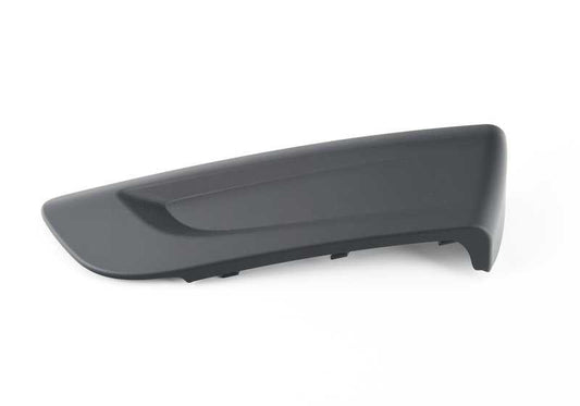 Tapa embellecedora del brazo del cinturón derecho OEM 51438060372 para BMW F82 {M4 (2014–2020)}. Color negro. Pieza original BMW.