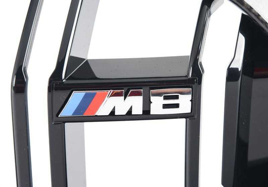 Rejilla delantera M Performance carbono OEM 51712462821 para BMW F91, F92, F93 M8 Competition. Mejora estética con logotipo M8. Sustituye la pieza original de serie. Original BMW.