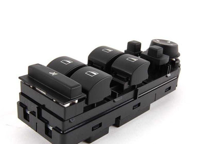 Interruptor elevavidrios lado del conductor para BMW E83, E83N (OEM 61313414355). Original BMW.