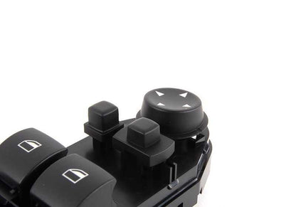 Interruptor elevavidrios lado del conductor para BMW E83, E83N (OEM 61313414355). Original BMW.