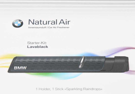 Kit De Ambientador Bmw Natural Air Negro Lava Para Bmw. Original Recambios