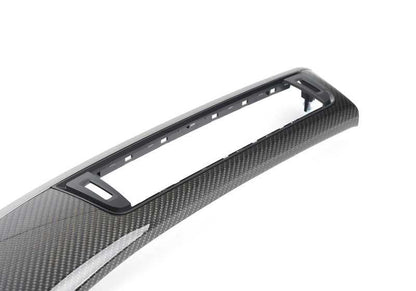 Painel de carbono preto direito embelezado 51458057629 para BMW F80, F82, F83. BMW original.