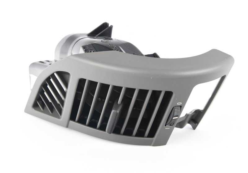 Rejilla de ventilación de aire fresco derecha gris OEM 64226945396 para BMW E85, E86. Original BMW.