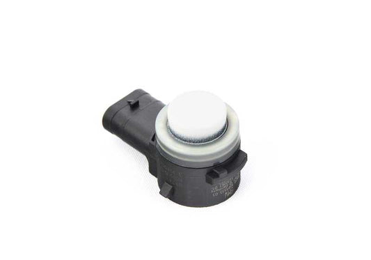 Sensor de aparcamiento (PDC) color blanco alpino OEM 66209283750 para BMW F45, F46, F90, G30, G31, G32, G11, G12, F48, F39, G01, F97, G02, F98, F15, F85, F16, F86, i3 I01, I12, I15. Original BMW.