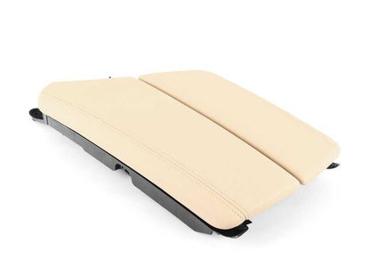 Apoyabrazos central delantero OEM 51169206818 en color beige para BMW Serie 5 F10, F10N, F11, F11N, F18, F18N. Repuesto original BMW.