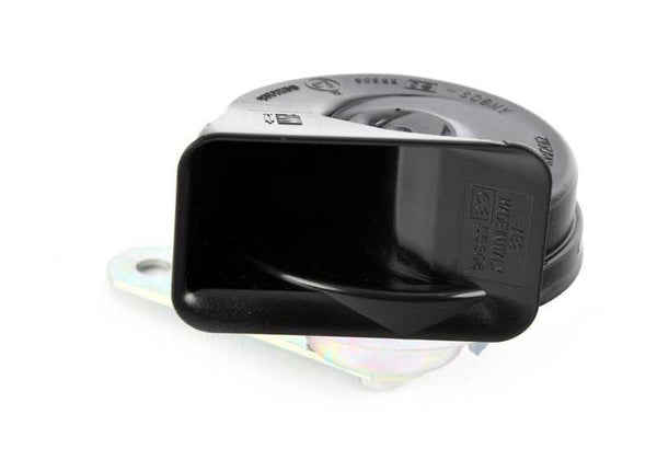 Claxon agudo (510Hz) OEM 61337163977 para BMW E38. Repuesto original BMW.