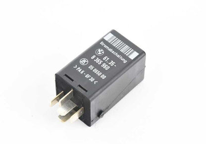 Relé de desconexión de corriente en reposo OEM 61358365960 para BMW E39, E38, E53. Original BMW.