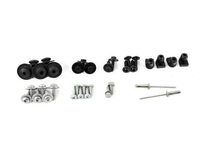 Kit de soportes para paragolpes delantero OEM 51112410275 para BMW X3 E83 (todos los modelos: 2.0d, 2.0i, 2.5i, 3.0d). Compatibles con versiones manuales y automáticas. Original BMW.