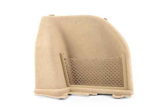 Panel lateral derecho maletero beige OEM 51477156602 para BMW E91, E91N. Revestimiento original para maletero trasero. Original BMW.