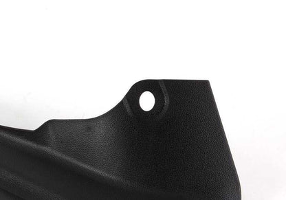 Protector de umbral trasero derecho OEM 51477146346 para BMW E90, E91. Original BMW.