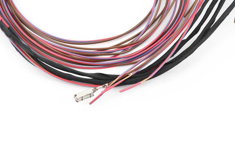 Cableado para molduras de entrada iluminadas OEM 61119220310 para BMW F10, F11. Original BMW.