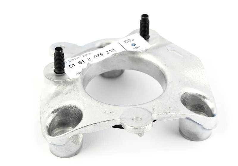 Rechte Unterstützung von vorderen Stoßdämpfer OEM 51618075318 für BMW F97, F97N, F98, F98N. Original BMW.