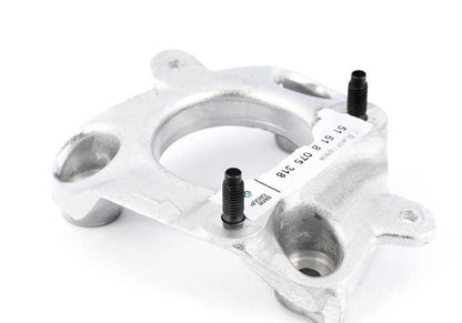 Rechte Unterstützung von vorderen Stoßdämpfer OEM 51618075318 für BMW F97, F97N, F98, F98N. Original BMW.