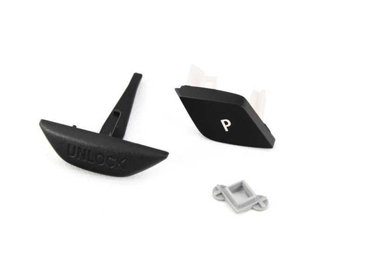 Gear Shift Knob Cover Repair Kit for BMW 5 Series G30, G31, G38; 6 Series G32; 7 Series G11, G12; X3 G01, G08; X4 G02 (OEM 61316817622). Original BMW