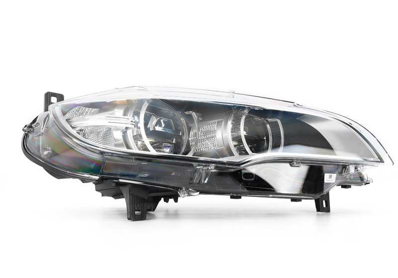 Faro delantero derecho LED OEM 63117359372 para BMW X5 E70 y X6 E71. Pieza original BMW.