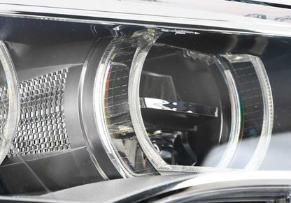 Faro delantero derecho LED OEM 63117359372 para BMW X5 E70 y X6 E71. Pieza original BMW.