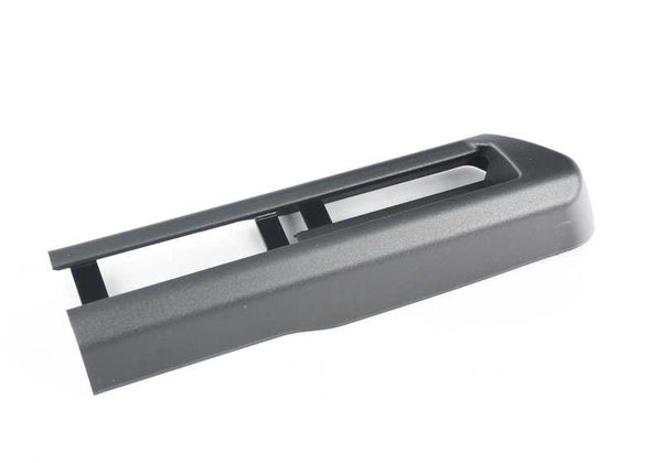 Embellecedor guía asiento trasero izquierdo OEM 52207340353 para BMW F07, F10, F11, F01, F02. Pieza original BMW.