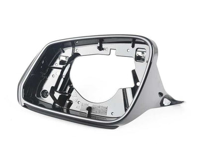 Soporte izquierdo de retrovisor Shadow-Line OEM 51167308643 para BMW F07, F10, F11, F06, F12, F13, F01, F02. Original BMW.