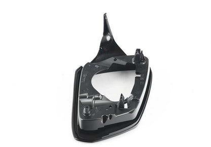 Soporte izquierdo de retrovisor Shadow-Line OEM 51167308643 para BMW F07, F10, F11, F06, F12, F13, F01, F02. Original BMW.