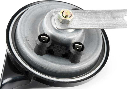 Bocina (fanfarria) 500HZ OEM 61331376189 para BMW E21, E30, E12, E28, E23. Sonido potente para señalización. Recambio original BMW.