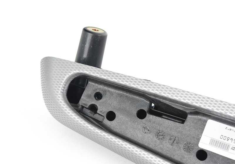 Reposabrazos delantero izquierdo OEM 51457907061 para BMW E46. Original BMW.