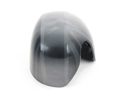 Carcasa espejo retrovisor exterior Night Jack OEM 51162465793 para MINI F54, F55, F56, F57, F60. Repuesto original MINI, fácil de instalar, alta resistencia y diseño exclusivo. Apta para lavados automáticos.