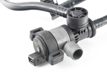 Válvula de purga del sistema de evaporación (EVAP) con manguera OEM 13907636143 para BMW F20, F21, F22, F23, F30, F31, F34, F32, F33, F36, F07, F10, F11, E84, F25, F26, F15, F16, E89. Original BMW.