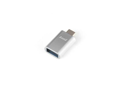 Adaptador USB-C a USB-A OEM 61122470922 para BMW F40, F45, F46, G20, G21, F90, G30, G31, G38, G32, G11, G12, G14, G15, G16, F48, F49, F39, G01, G08, F97, G02, F98, G05, G06, G07. Original BMW.