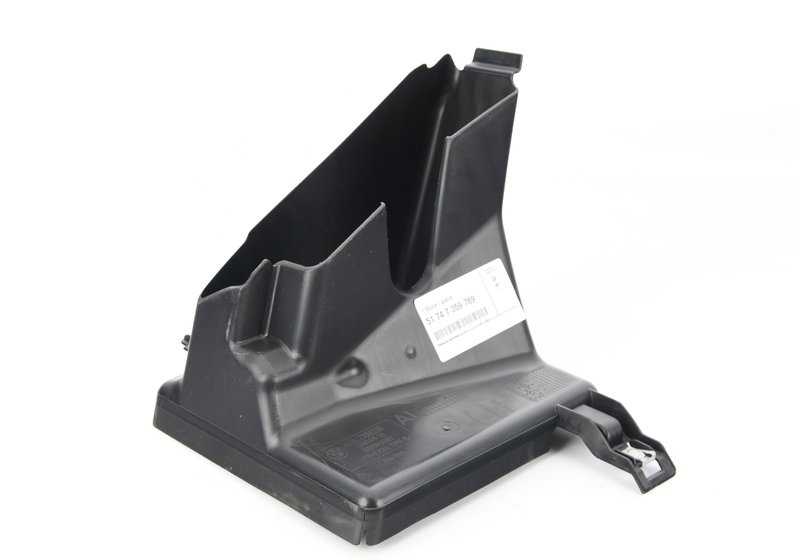 Conducto de aire para radiador auxiliar izquierdo OEM 51747359789 para BMW G20, G21. Original BMW.