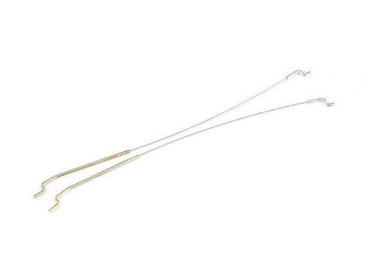 Cable de desbloqueo respaldo asiento delantero OEM 52101855276 para BMW E21 y E24. Original BMW.