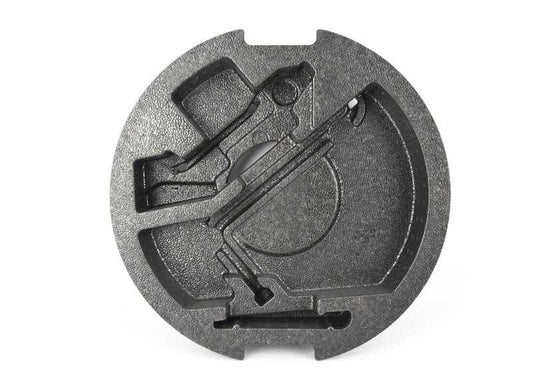 Spare wheel container for BMW F90, G30, G31, G38, G11, G12, F91, F92, F93 (OEM 71106867759). Original BMW.