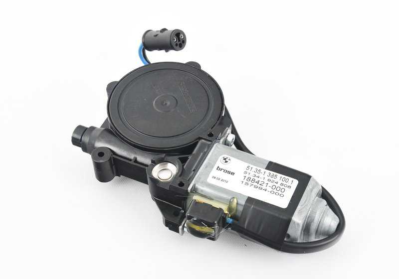 Flachmotor derecho para BMW Serie 3 E30 (OEM 51351385100). Original BMW