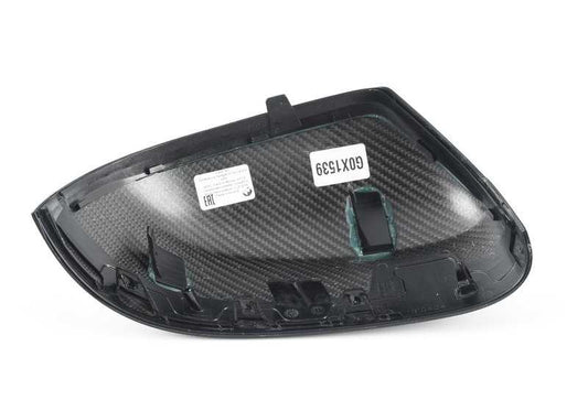 Carcasa retrovisor izquierdo carbono OEM 51162446965 para BMW G01, G01N, G02, G02N, G05, G05N, G06, G06N, G07, G07N, G08E, G08F, G18, G18N. Original BMW M Performance.