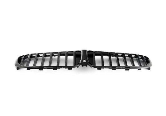 Grille avant M Performance Shadow Line OEM 51138072086 pour BMW G20, G21, G28 avec caméra frontale et assistant de parking plus. Finition noire brillante. BMW d'origine.