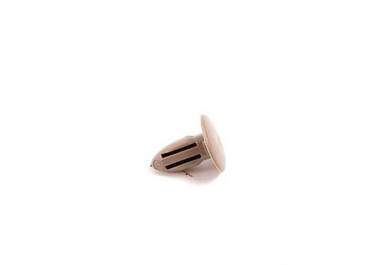 Clip de fixation OEM 51438139374 pour BMW E32. Pièce BMW d'origine idéale pour maintenir des moulures ou des panneaux intérieurs.