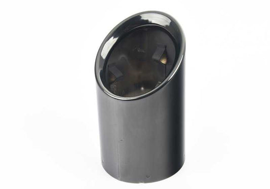 Embellecedor de escape negro cromo Ø90mm OEM 18308485758 para BMW Serie 2 G42, Serie 3 G20/G21 (incluidas versiones G20N, G21N) y Serie 4 G22/G23/G26 (incluidas G22N, G23N, G26N). Original BMW.