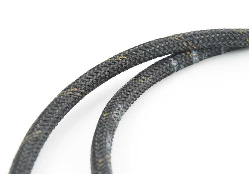 Tubo de vacío amarillo OEM 11657597696 para BMW F07, F10, F01, F02, F04, E70, E71, E72. Original BMW.