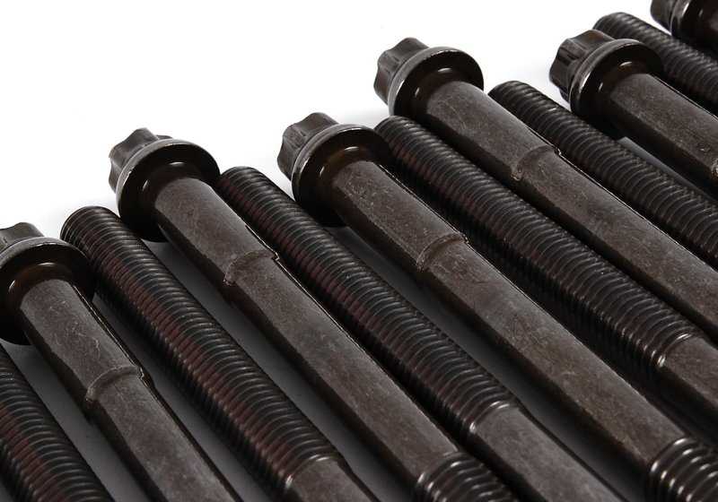 Ensemble de vis à culasse pour la série BMW 3 E21, E30 Series 5 E12, E28, E34 (OEM 11121726478). BMW d'origine