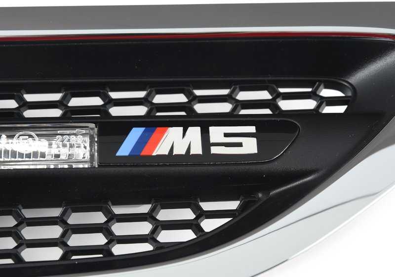 Rejilla decorativa lateral delantera derecha OEM 51134805798 para BMW Serie 5 F10. Original BMW.