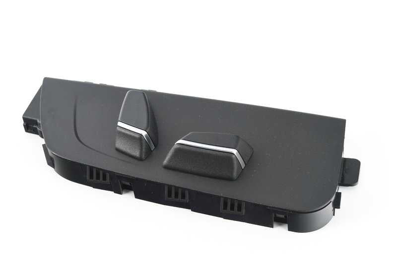 Interruptor de ajuste de asiento derecho OEM 61319270380 para BMW F07, F10, F11, F01, F02. Original BMW