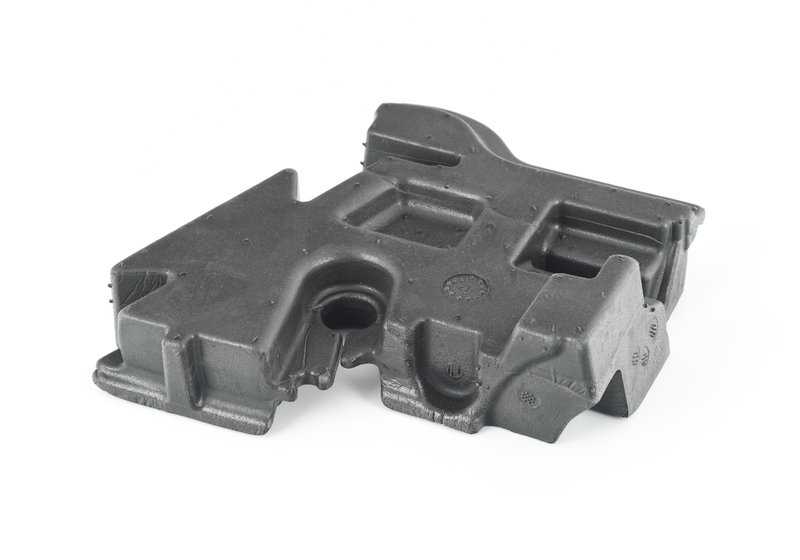 Guía lateral superior izquierda OEM 51487278059 para BMW F25, F26. Original BMW.