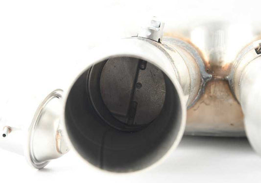Silencioso trasero derecho con válvula de escape OEM 18307849761 para BMW F06, F12, F13. Original BMW.