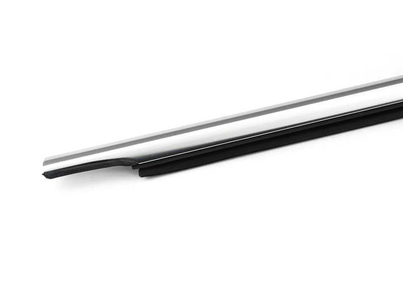 Cubierta exterior del marco de la puerta trasera izquierda OEM 51357182291 para BMW F10, F11. Original BMW.