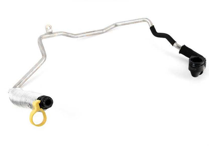 Tubo de refrigeración del turbocompresor OEM 11538666857 para BMW F20, F21, F22, F23, F30, F31, F34, F32, F33, F36, G30, G31, G32, G11, G12, G01, G02. Original BMW.