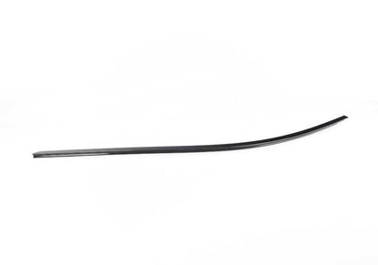 Verzierungsmittelfenstertür OEM 51337390114 für BMW F90, F90N, G30, G30N, G31, G31N, G38, G38N. Schwarzer Helligkeit. Original BMW.