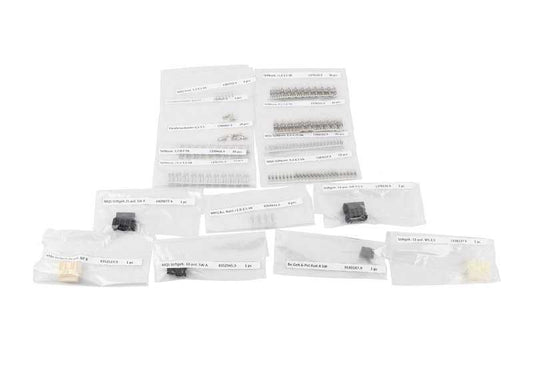 Kit de reparación de conector con piezas de fijación OEM 61116940863 para BMW E60, E61. Original BMW.