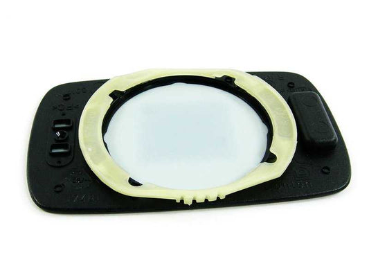 Cristal retrovisor exterior OEM 51161901170 para BMW E21, E30, E12, E28, E23. Compatible con retrovisores eléctricos y estándar. Recambio original BMW.