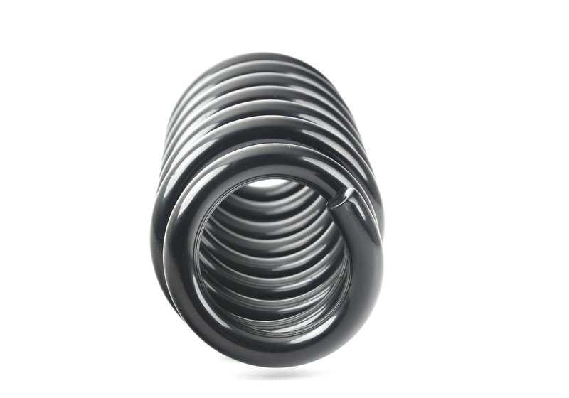 Muelle trasero OEM 33536773598 para BMW Serie 1 E81, E82, E87, E88; Serie 3 E90, E91, E92, E93. Repuesto original BMW.